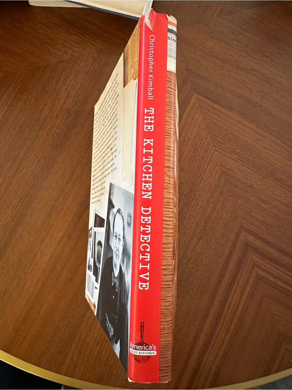 Christopher Kimball The Kitchen Detective Signed Hardcover Cookbook - Like New